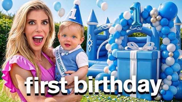 Our Son's First Birthday Surprise