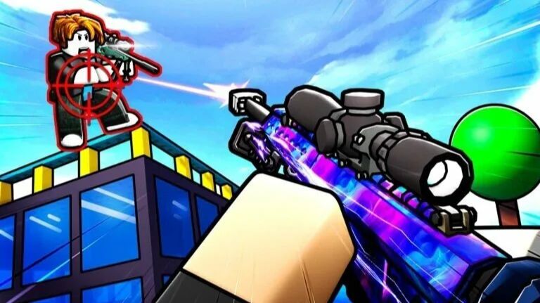 Я СТАЛ СНАЙПЕРОМ НА 24 ЧАСА В ROBLOX! ( 2 часть). АНДРЮХОС