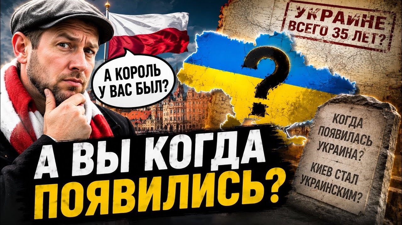 Поляки открыли учебник истории: «А когда Киев стал украинским?» #новости #украина #россия