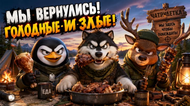 Мы вернулись! Голодные и злые!