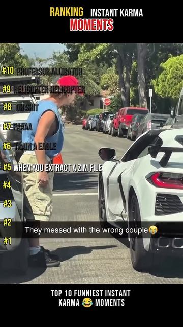 Top 10 Funniest Instant Karma Moments  fails funny shorts