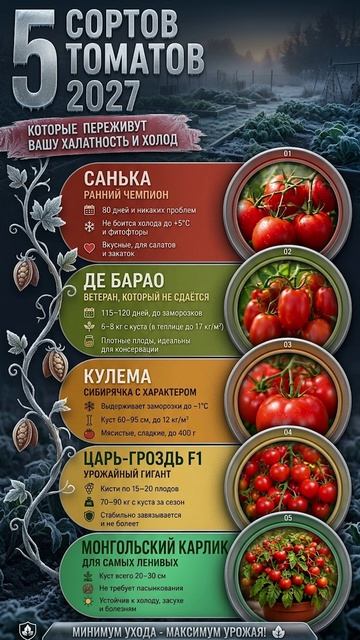 В 2027 году сажайте эти сорта томатов