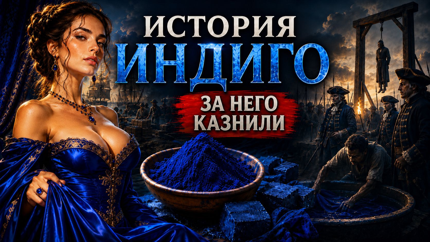 ИСТОРИЯ ИНДИГО: Почему короли Европы объявили войну синему цвету