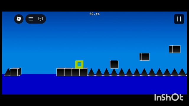 играю в Geometry Dash но в роблокс