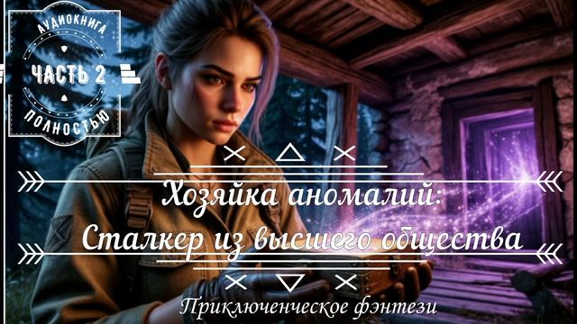 2АУДИОКНИГА ПОЛНОСТЬЮ Хозяйка аномалий Сталкер из высшего общества Фэнтези ЧАСТЬ 2