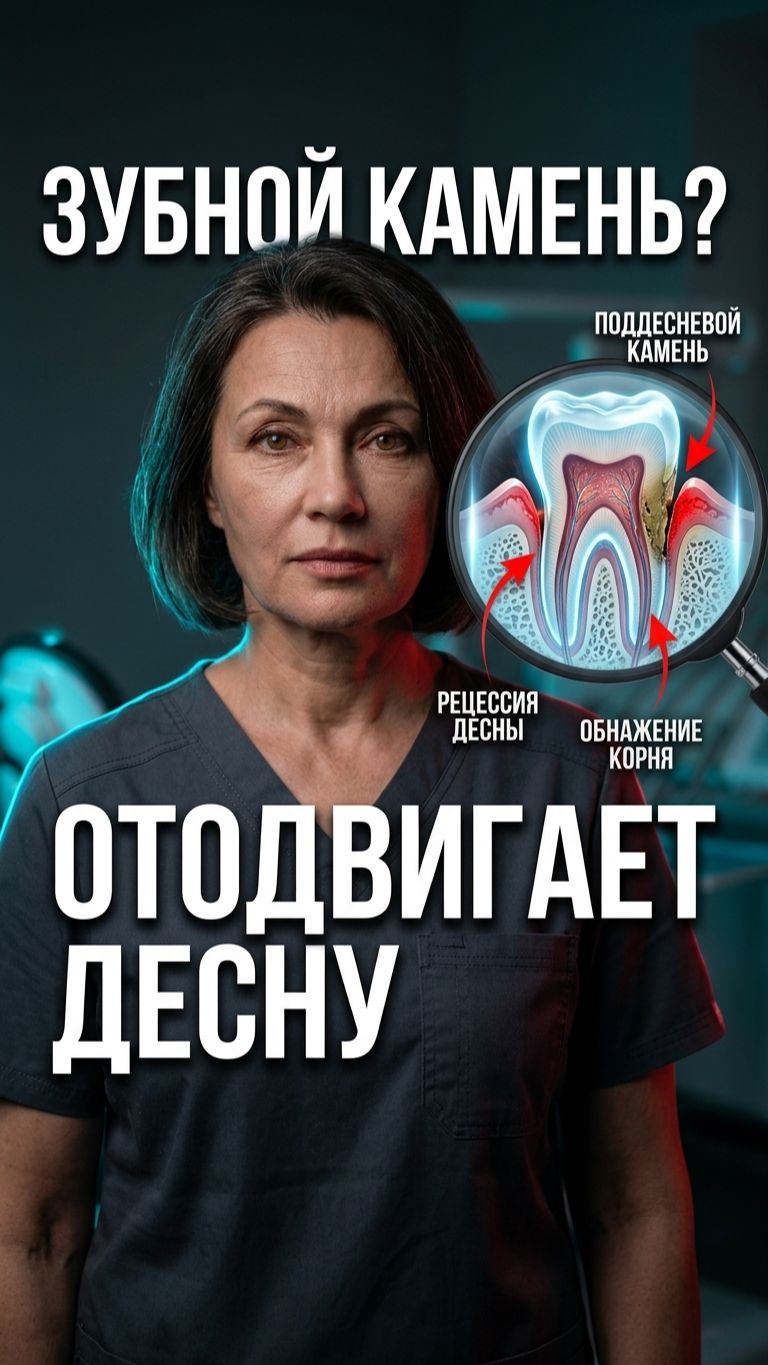  Десна прямо сейчас отступает от зуба  а ты не замечаешь