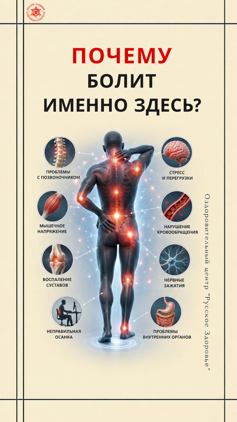 Почему болит именно здесь?