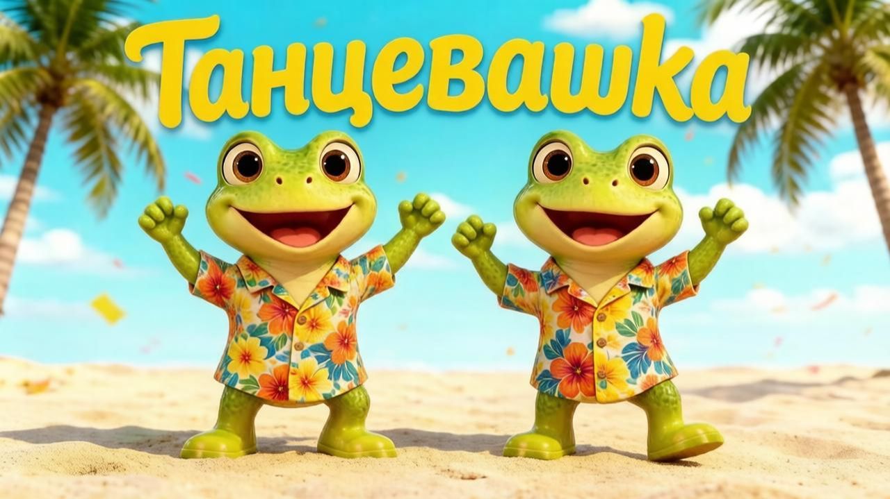 Ква-Ква Повторялка! 🐸 Веселые танцы с лягушками для малышей | Ритмика 0+
