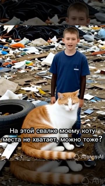 Живу на свалке :день первый