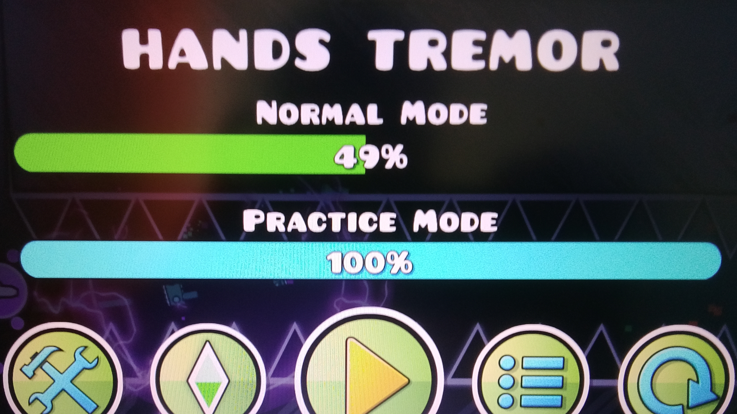 Hands Tremor 100%