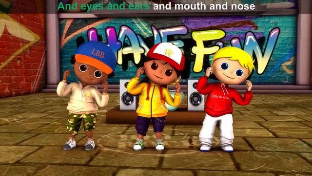 Little Baby Bum | Голова, плечи, колени и пальцы ног | Детские стишки для малышей | Песни для детей