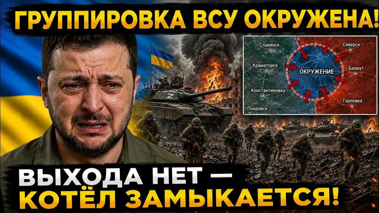 ГРУППИРОВКА ВСУ ОКРУЖЕНА! ВЫХОДА НЕТ — КОТЁЛ ЗАМЫКАЕТСЯ! ВОЕННЫЕ СВОДКИ