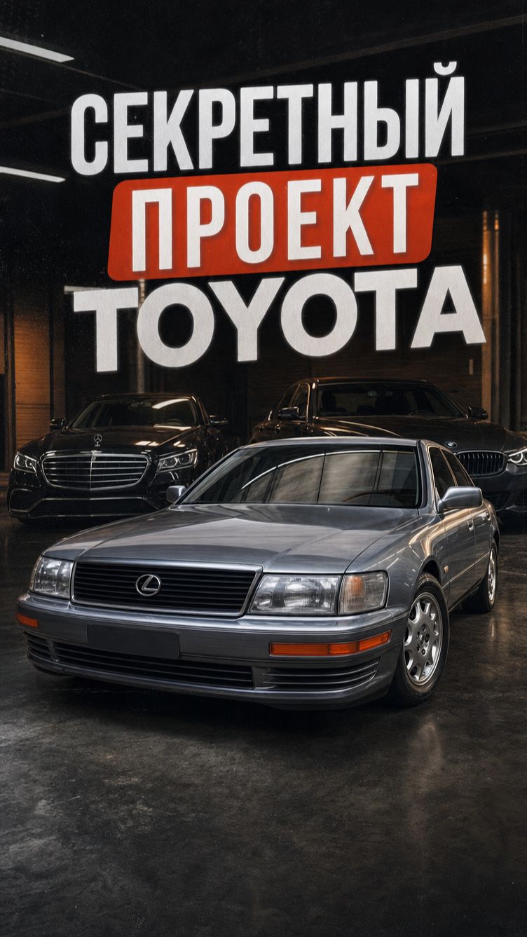 СЕКРЕТНЫЙ ПРОЕКТ TOYOTA. Как появился первый Lexus LS400