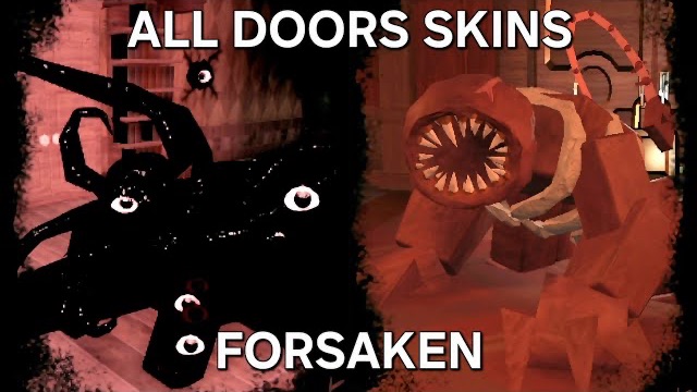 Победа с КАЖДЫМ СКИНОМ DOORS - Режим Forsaken Build (Roblox)
