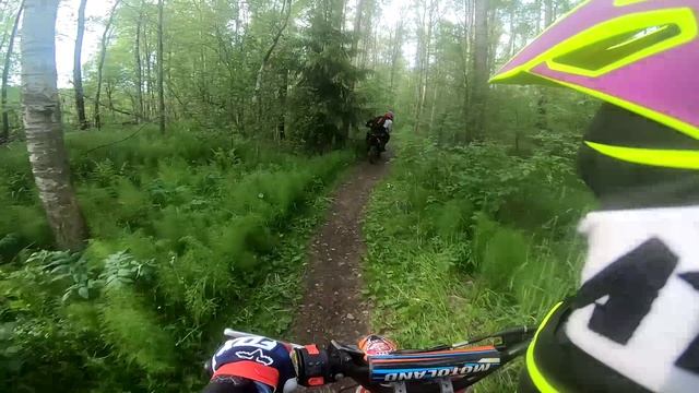 [едем на озеро Лисьи норы] в 8 лет на детском питбайке 23й выезд MotoLand CRF 10 (70cc AT)