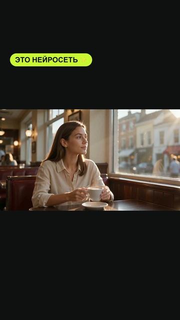 О чём она задумалась? ☕ Обычный домашний снимок за секунды превратился в эстетичный кадр из фильма: