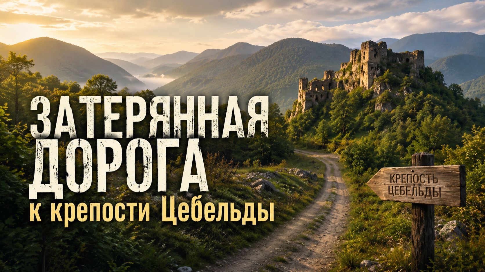 По дороге к крепости Цебельды