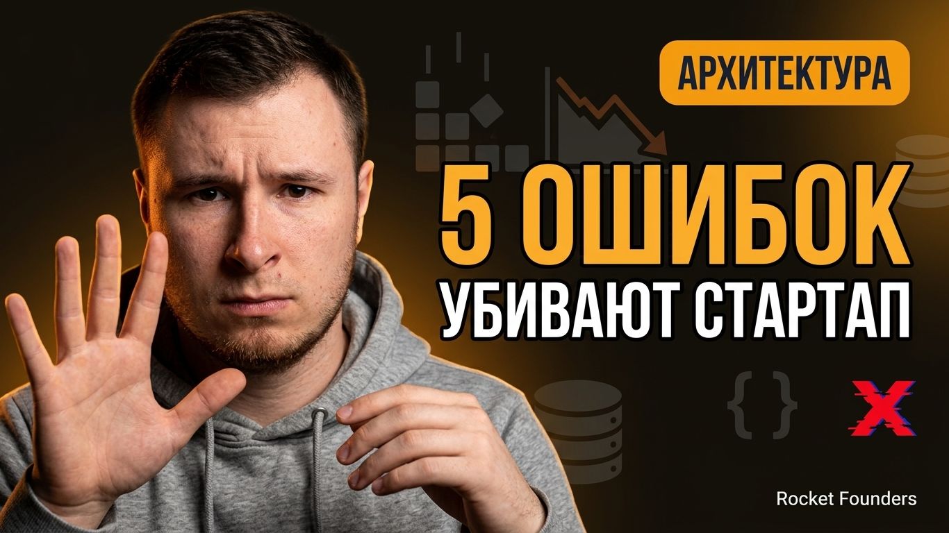 5 ошибок архитектуры, из-за которых страдает стартап