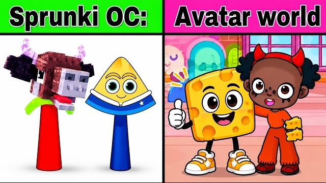 СПРУНКИ ОС: LA TOMATORO 🍅🆚 СЫР КАМЕМБЕР 🧀 | PLANTS & BRAINROTS В AVATAR WORLD