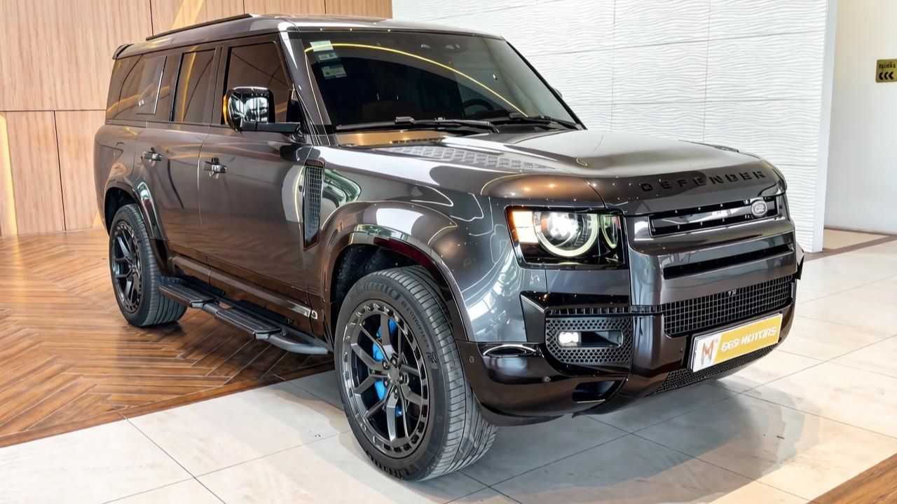 LAND ROVER Defender 130 2026 года. Отличный стильный и брутальный внедорожник. Обзор автомобилей.