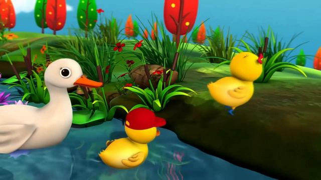 Пять маленьких уточек | Детские стишки для малышей от LittleBabyBum - Азбука и цифры
