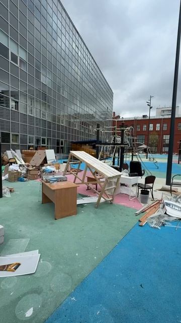В образовательном центре «Бейс Швидлер» спешат завершить ремонтные работы