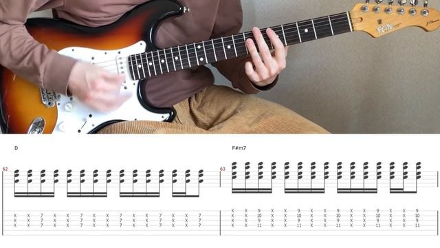 Daft Punk - Get Lucky  Как играть на гитаре  ТАБЫ