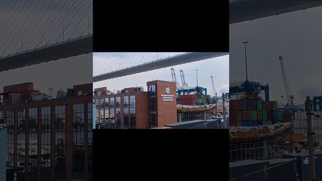 Владивостокский морской порт Первомайский микрорайон города 2ч.