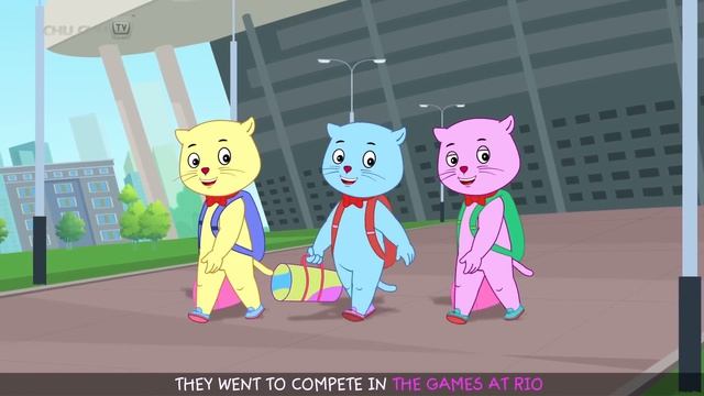 Три маленьких котенка играли в Рио - Детские стишки от Cutians™ - Милые котята | ChuChu TV