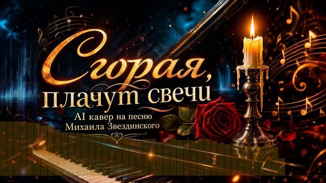 Сгорая, плачут свечи - AI Cover на песню Михаила Звездинского. DJ Dimon