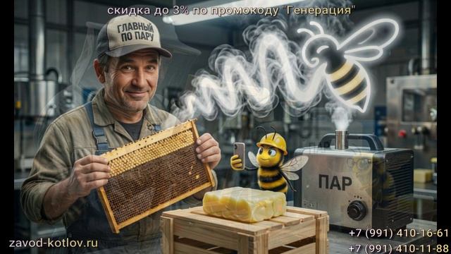 Обработка пчелиных рамок и воскового сырья в пчеловодстве