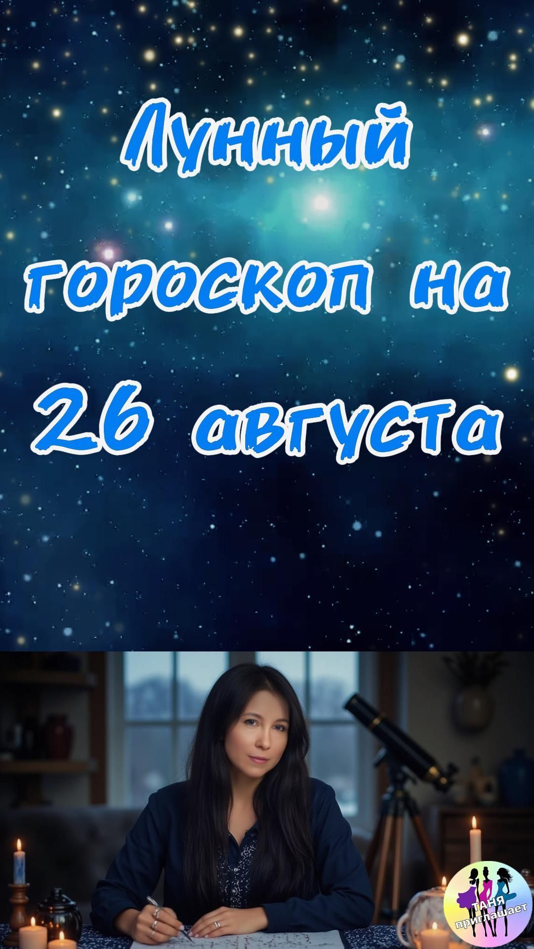 Гороскоп на 26.08.2026. Гороскоп на сегодня