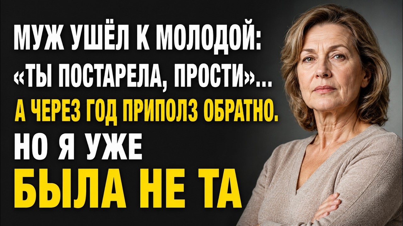 ИСТОРИИ ИЗ ЖИЗНИМуж ушёл к молодой сказав Ты постарелаРЕАЛЬНЫЕ ИСТОРИИЖИЗНЕННЫЕ ИСТОРИИ