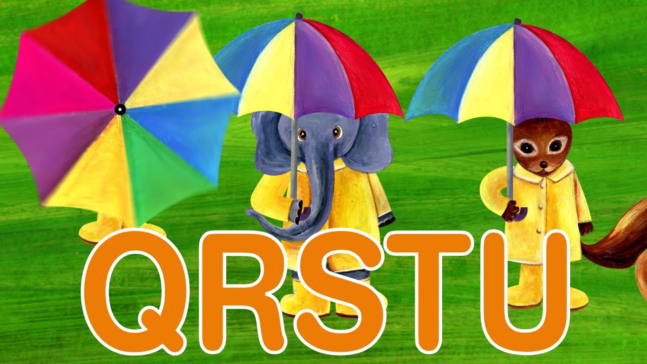 Азбука ABC Фонетика - Часть 4: Q, R, S, T, U | Детские стишки и песни CoComelon