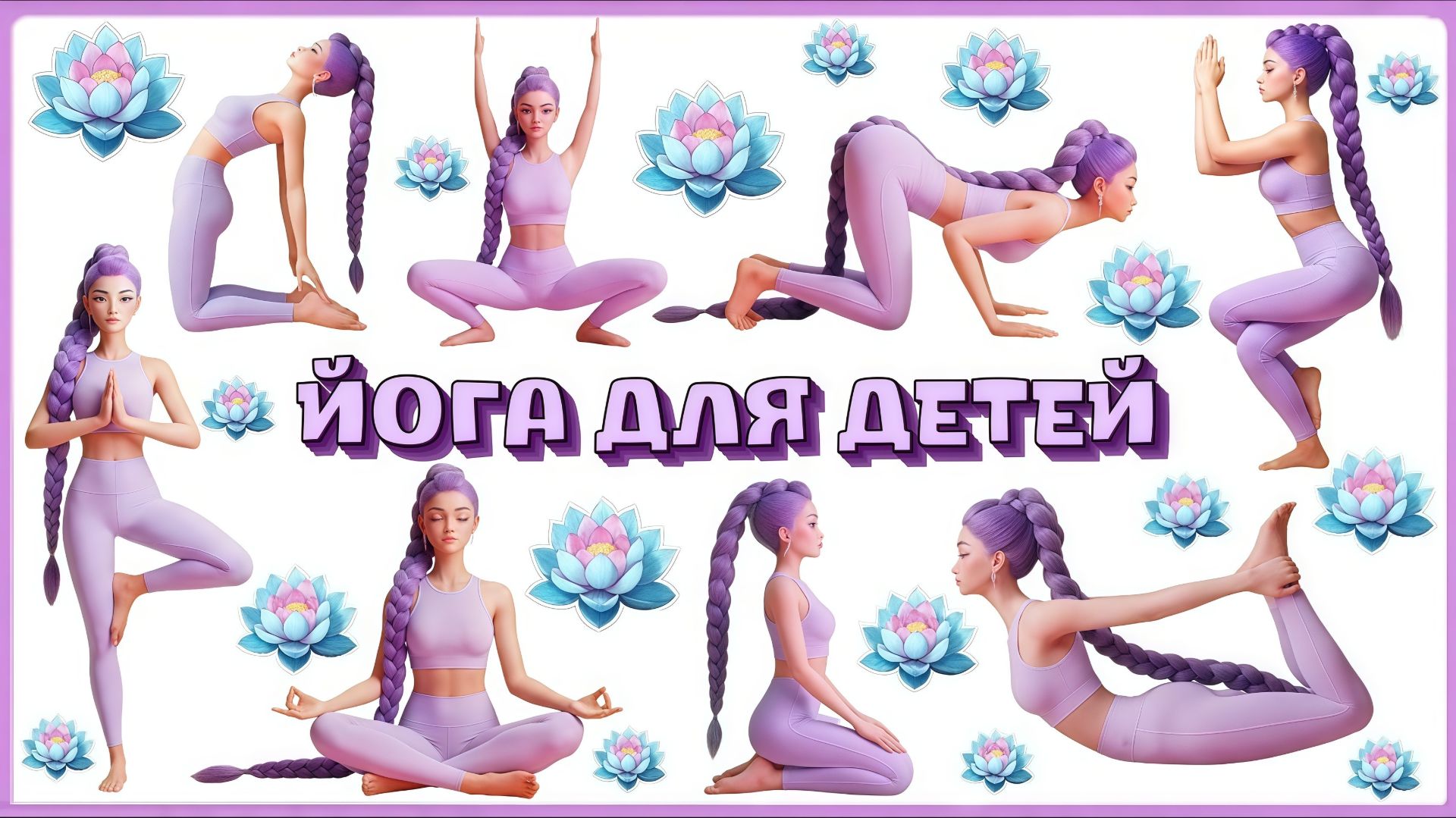  ЙОГА ДЛЯ ДЕТЕЙ  ЗАРЯДКА ДЛЯ ДЕТЕЙ   ДЕТСКАЯ ЙОГА ЙОГА  ДЛЯ ВСЕЙ СЕМЬИ