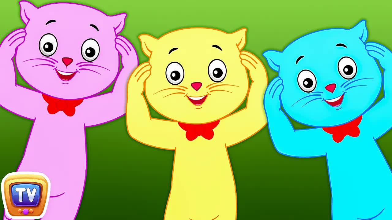 Голова, плечи, колени и пальцы ног - Детские стишки от Cutians™ - Милые котята | ChuChu TV