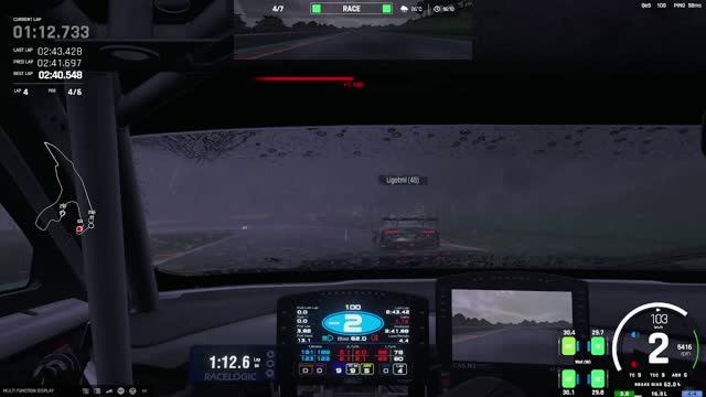 Assetto Corsa EVO. Не убиться на мокрой трассе.