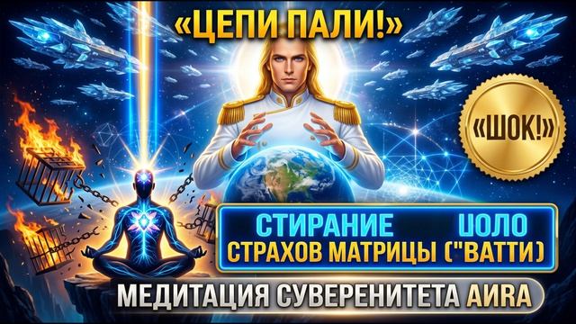 Стирание страхов матрицы: Медитация обретения полной суверенности (Аштар Шеран)