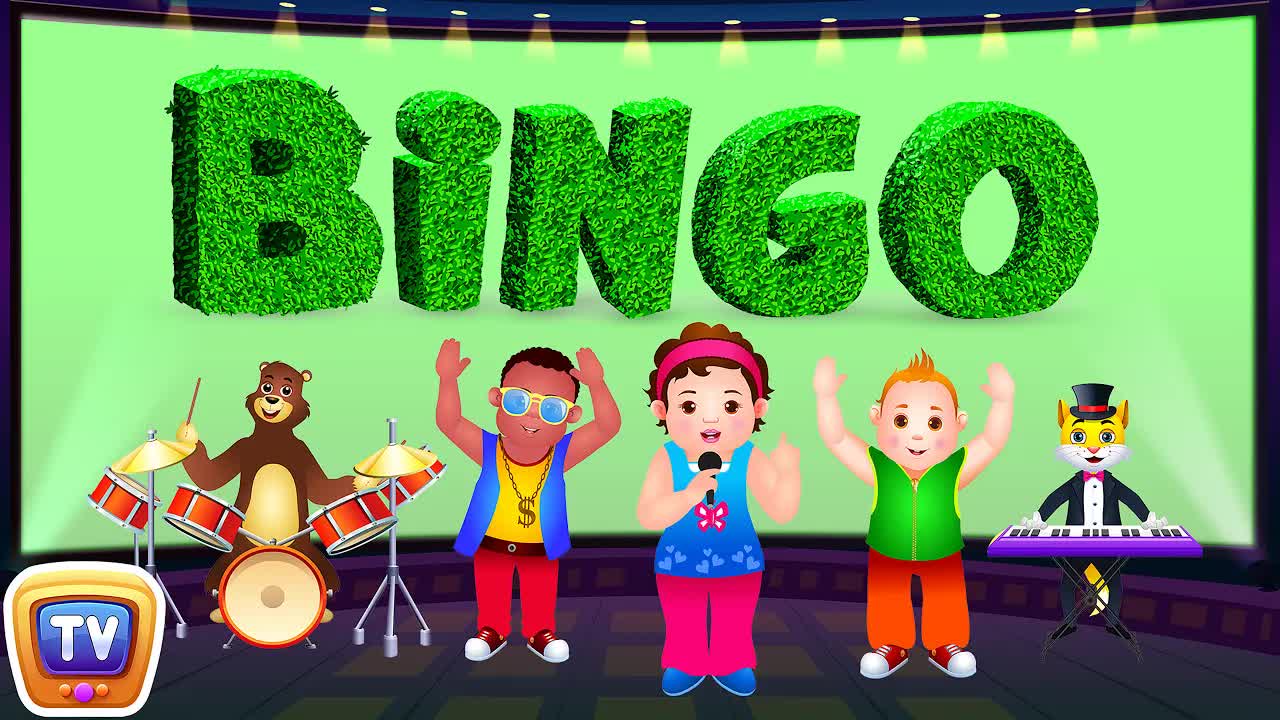 Песня про собаку Бинго - Караоке детские стишки для детей | ChuChu TV Rock 'n' Roll