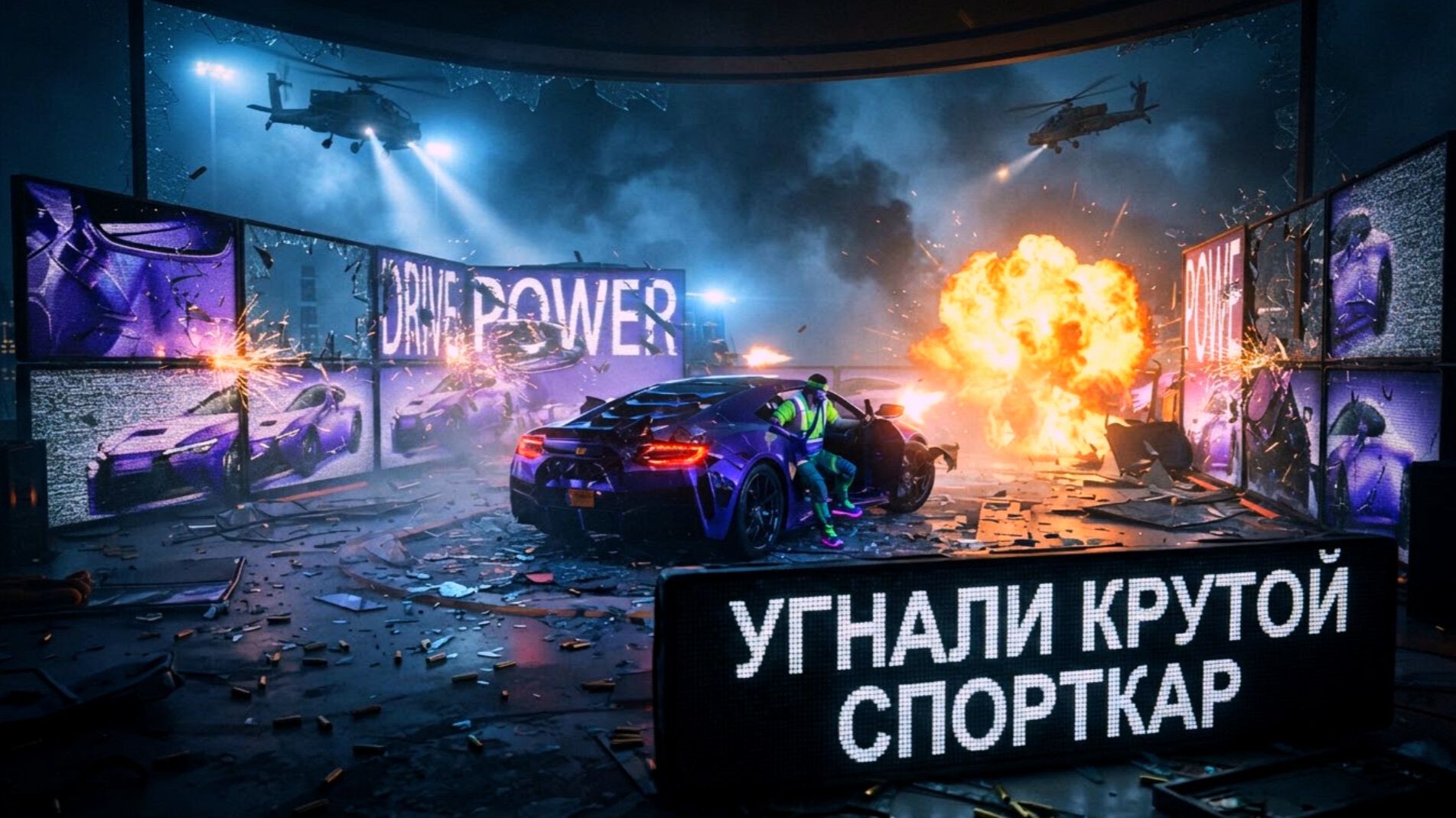 УГНАЛИ КРУТОЙ СПОРТКАР В GANGSTAR MIRAGE CITY!