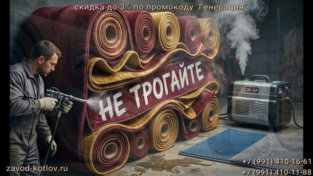 Открываю сервис паровой обработки ковровых рулонов