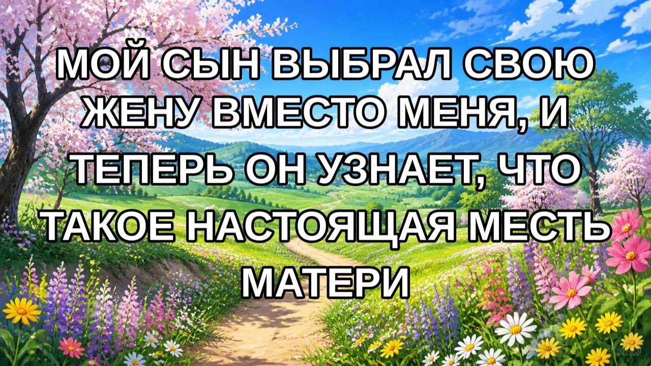 Мой сын выбрал свою жену вместо меня и теперь он узнает что такое настоящая месть матери