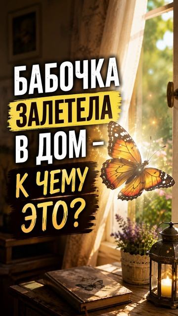 🦋 БАБОЧКА ЗАЛЕТЕЛА В ДОМ — К ЧЕМУ ЭТО? | Абсолютный Ченнелинг