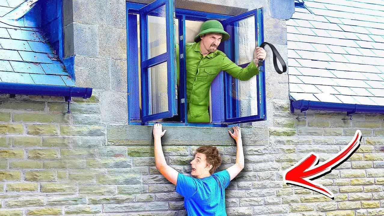 A4 - Экстремальные Прятки от ЗЛОГО НЯНИ !Мы НАКАЗАНЫ