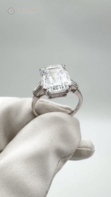 Bvlgari BVLGARI EMERALD DIAMOND 7.02 CT DFLAWLESS RING (GIA) EXEX BVG7.02CT