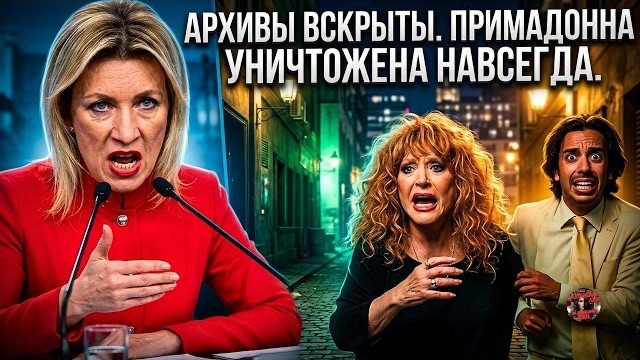 СТЁРЛА В ПОРОШОК! Захарова ДОБИЛА Пугачёву: СЕМЕЙКЕ КОНЕЦ!