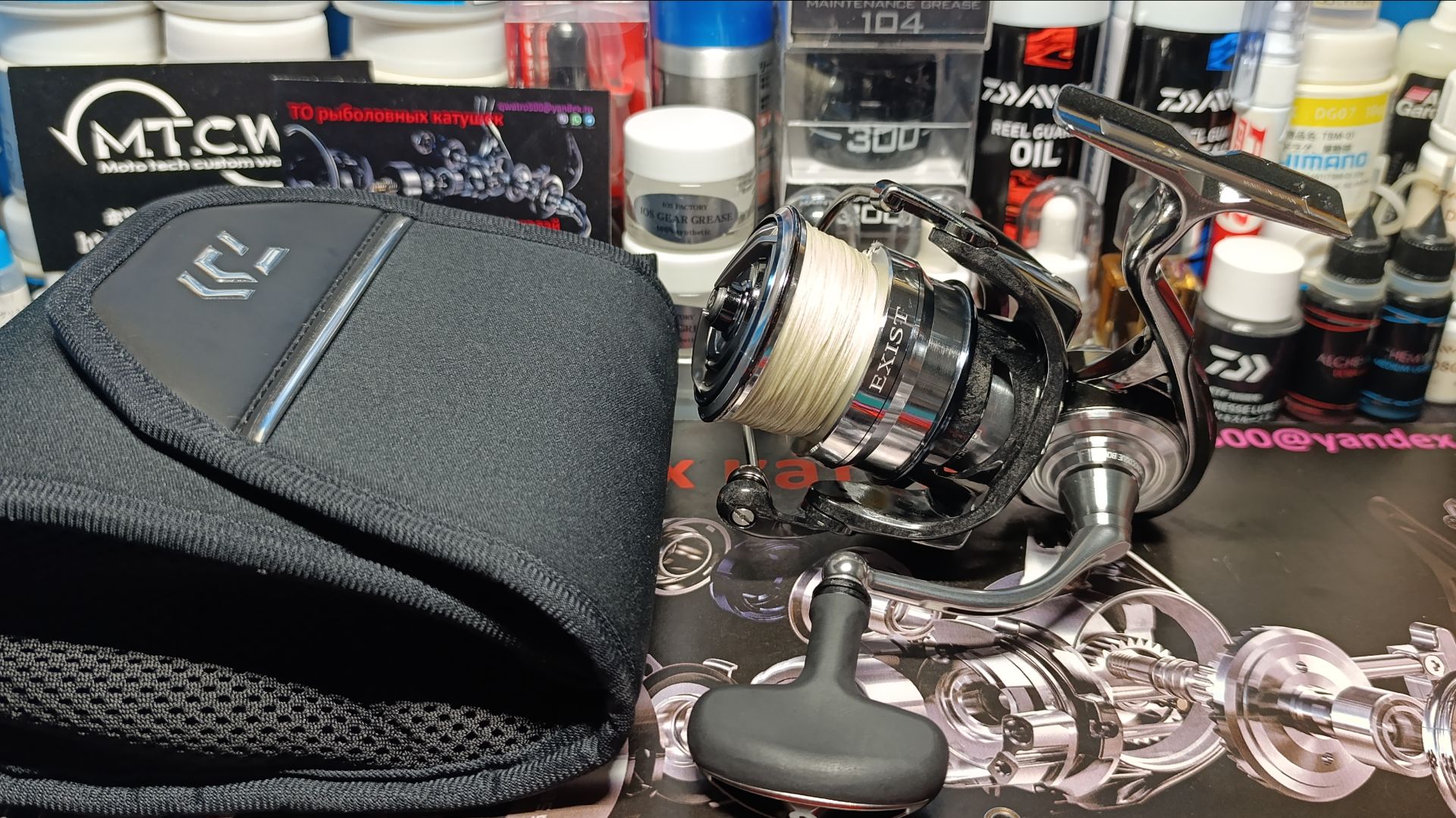 Daiwa 18 Exist 4000 (после встречи с Тайменем на 22 кг)