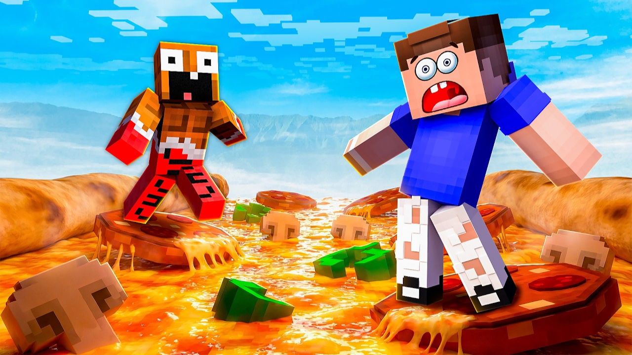 ПОЛ  ЭТО ПИЦЦА! СЛОЖНЕЙШЕЕ ИСПЫТАНИЕ В МАЙНКРАФТ! ВЛАДУС Minecraft Майнкрафт