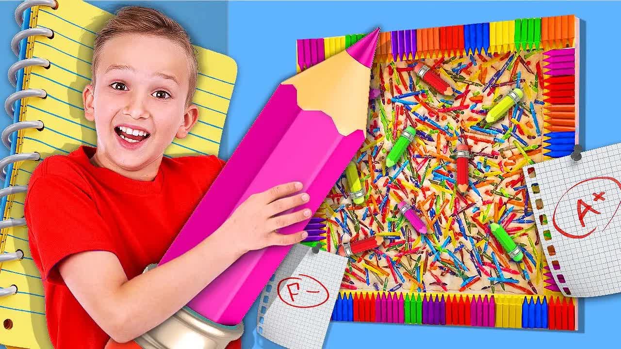 Побег из 100 СЛОЁВ школы!