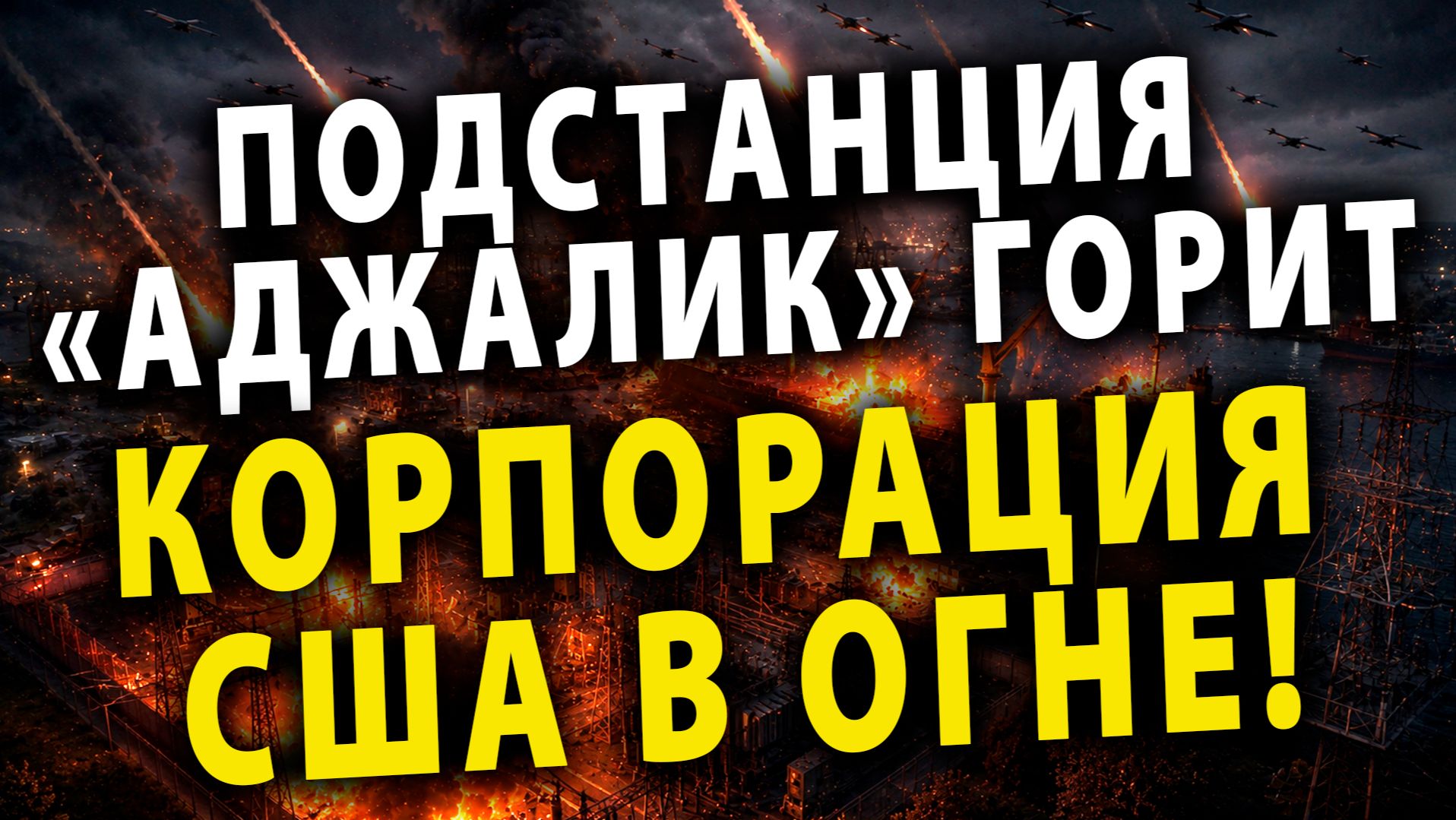  Удары по Южному - Подстанция Аджалик горит  Лондон раздает технологии